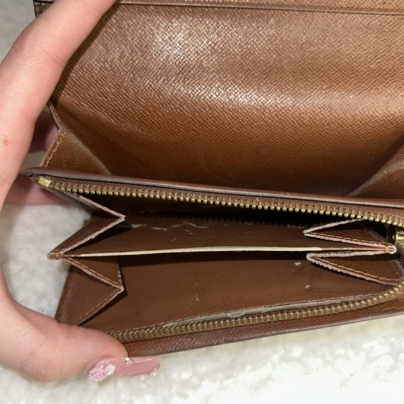 Authentic Louis Vuitton Monogram Porte Monnaie Billets Tresor Trifold Wallet - Picture 7 of 16